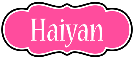 Haiyan invitation logo