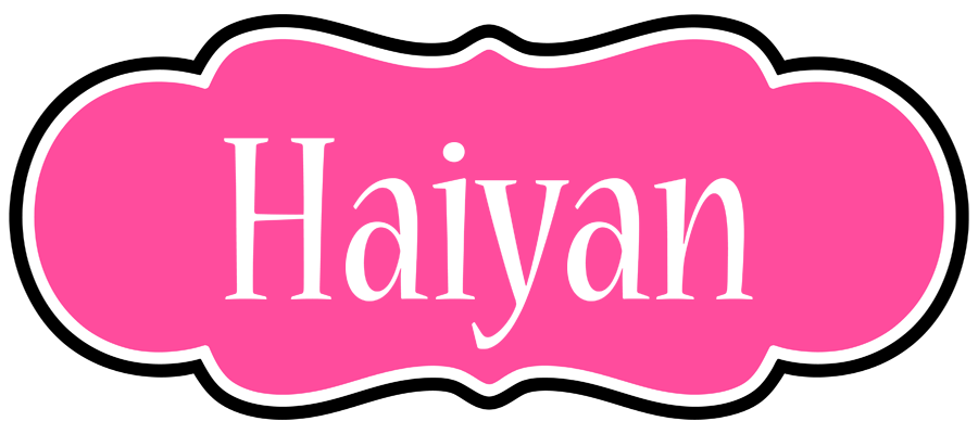 Haiyan invitation logo