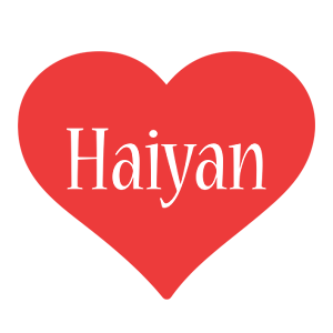 Haiyan love logo