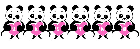 Haiyan love-panda logo