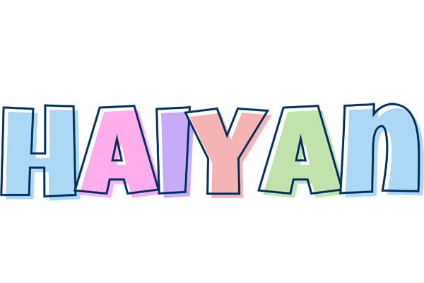 Haiyan pastel logo