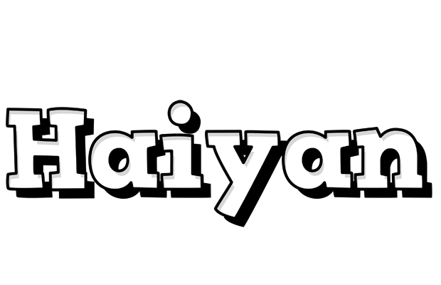 Haiyan snowing logo