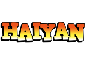 Haiyan sunset logo