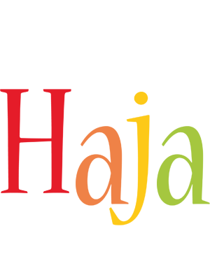 Haja birthday logo
