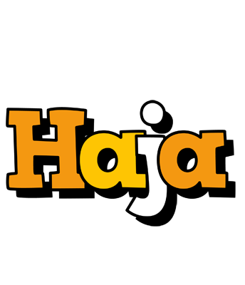 Haja cartoon logo