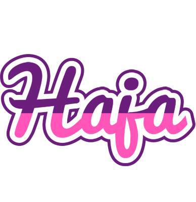 Haja cheerful logo