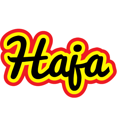 Haja flaming logo