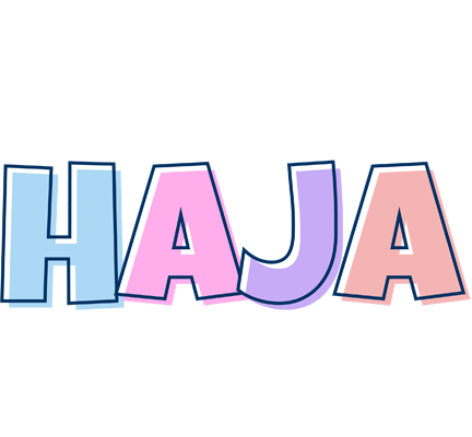 Haja pastel logo