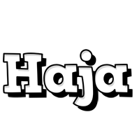 Haja snowing logo