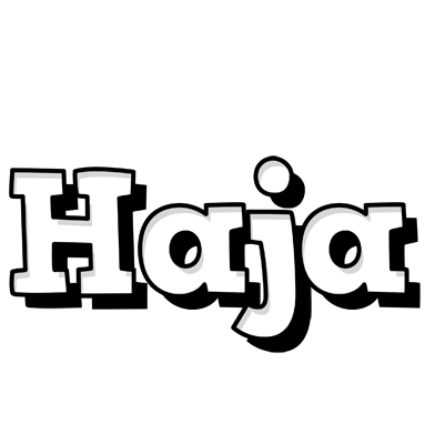 Haja snowing logo