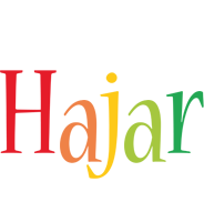Hajar birthday logo