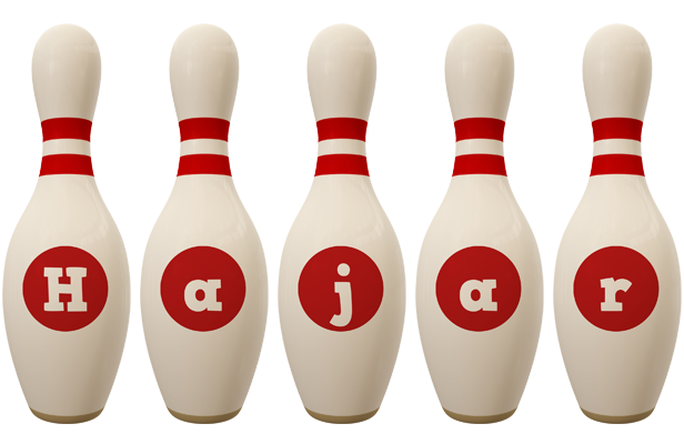 Hajar bowling-pin logo
