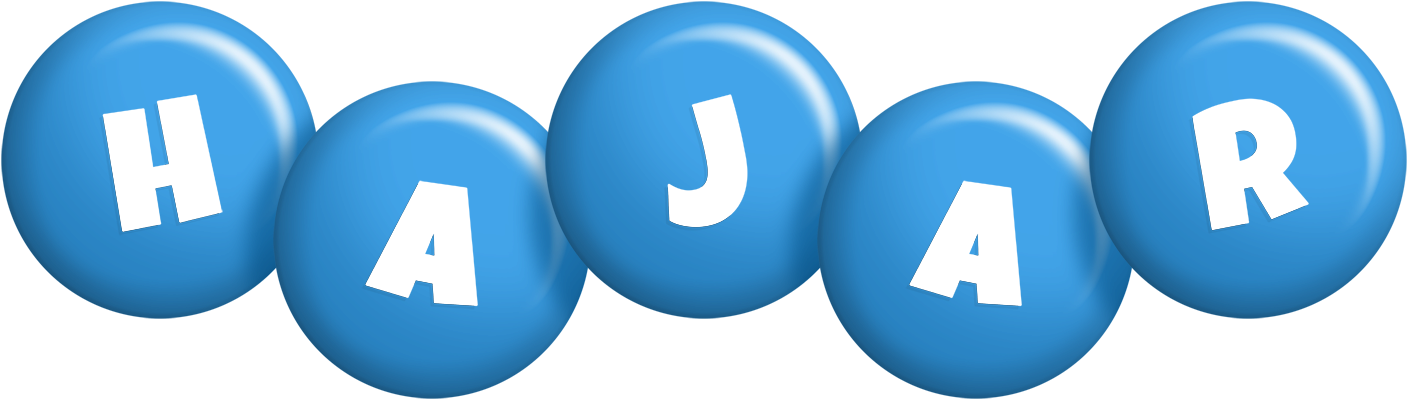 Hajar candy-blue logo