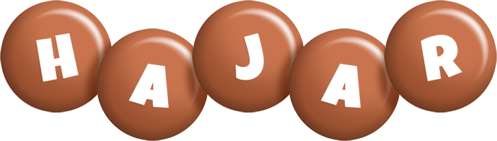 Hajar candy-brown logo