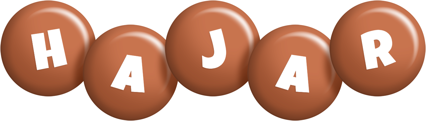 Hajar candy-brown logo