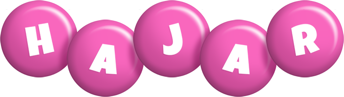 Hajar candy-pink logo