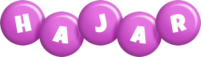 Hajar candy-purple logo