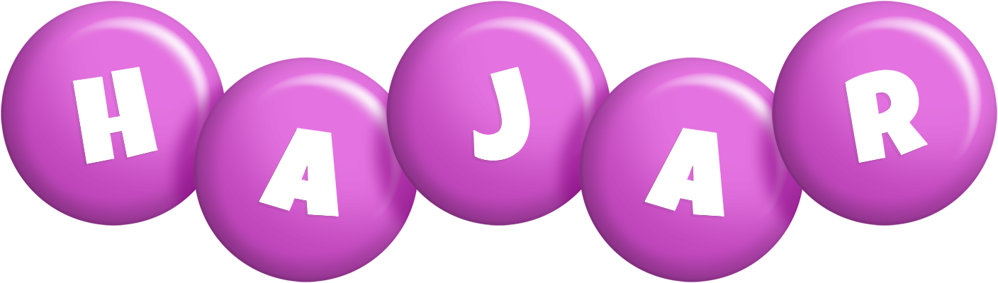 Hajar candy-purple logo