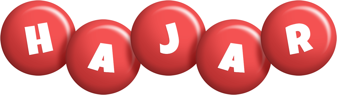 Hajar candy-red logo