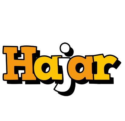 Hajar cartoon logo