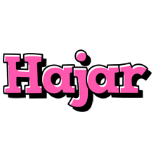 Hajar girlish logo