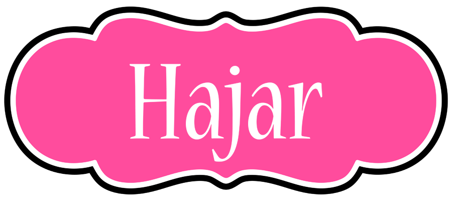 Hajar invitation logo