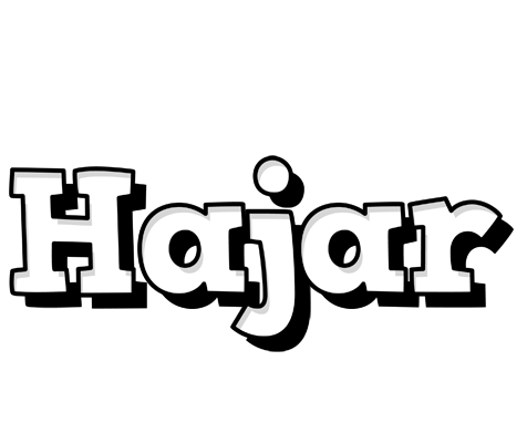 Hajar snowing logo