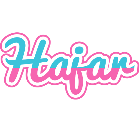 Hajar woman logo