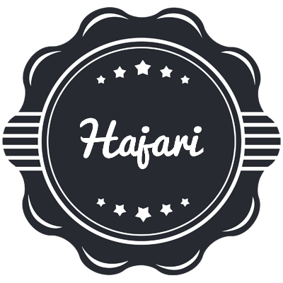 Hajari badge logo