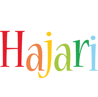 Hajari birthday logo