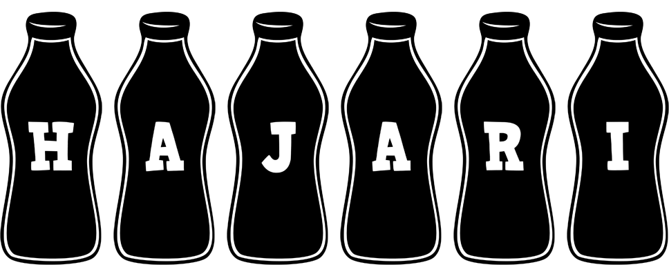 Hajari bottle logo