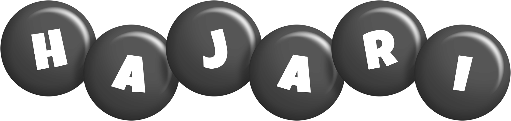 Hajari candy-black logo