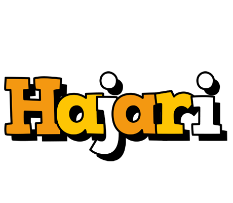 Hajari cartoon logo