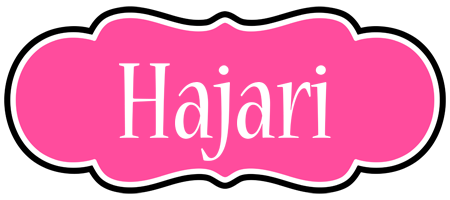 Hajari invitation logo