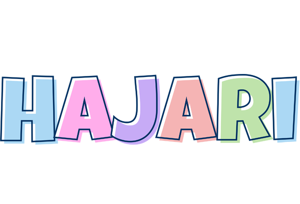Hajari pastel logo