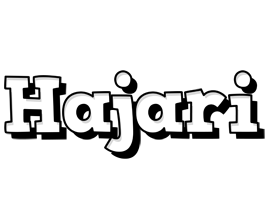 Hajari snowing logo