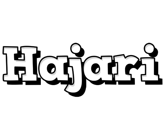 Hajari snowing logo