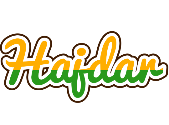 Hajdar banana logo