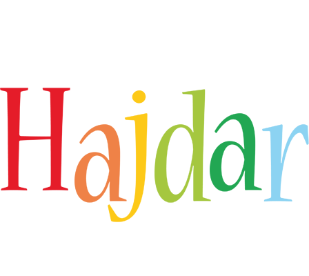 Hajdar birthday logo