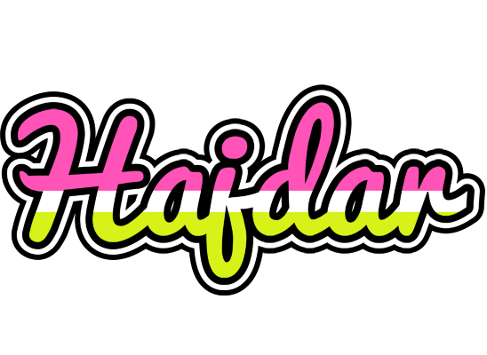 Hajdar candies logo