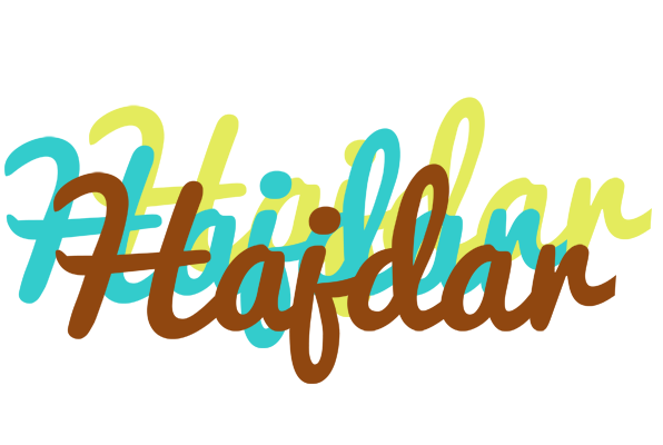 Hajdar cupcake logo