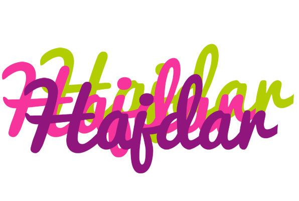 Hajdar flowers logo