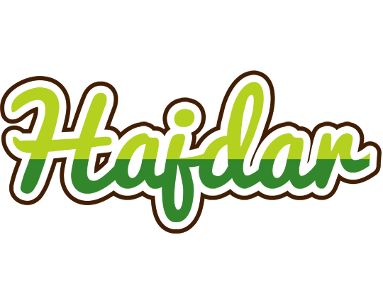 Hajdar golfing logo
