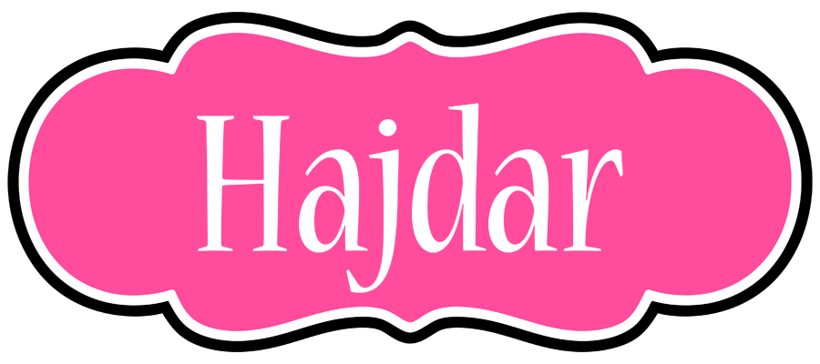 Hajdar invitation logo