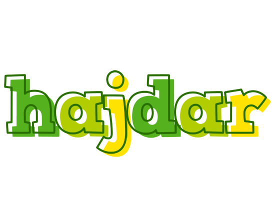 Hajdar juice logo
