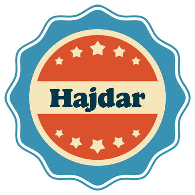 Hajdar labels logo