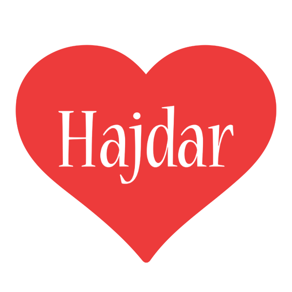 Hajdar love logo