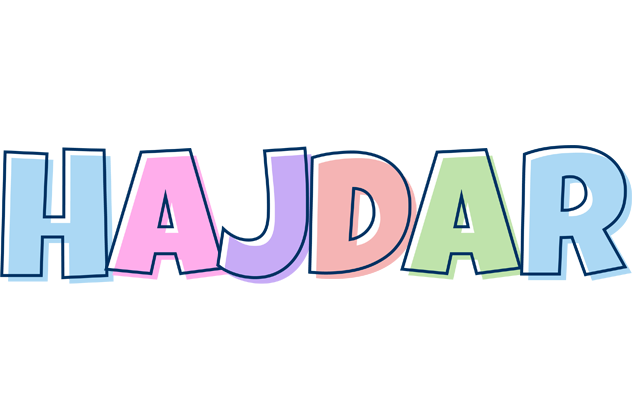 Hajdar pastel logo