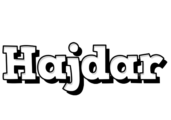 Hajdar snowing logo