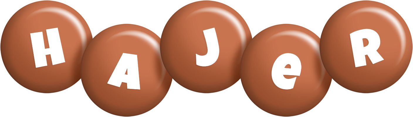 Hajer candy-brown logo